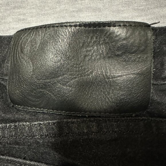 Naked & Famous Denim Jeans Mens 30x32 Black Stretch Super Guy Dark Wash - Picture 9 of 15